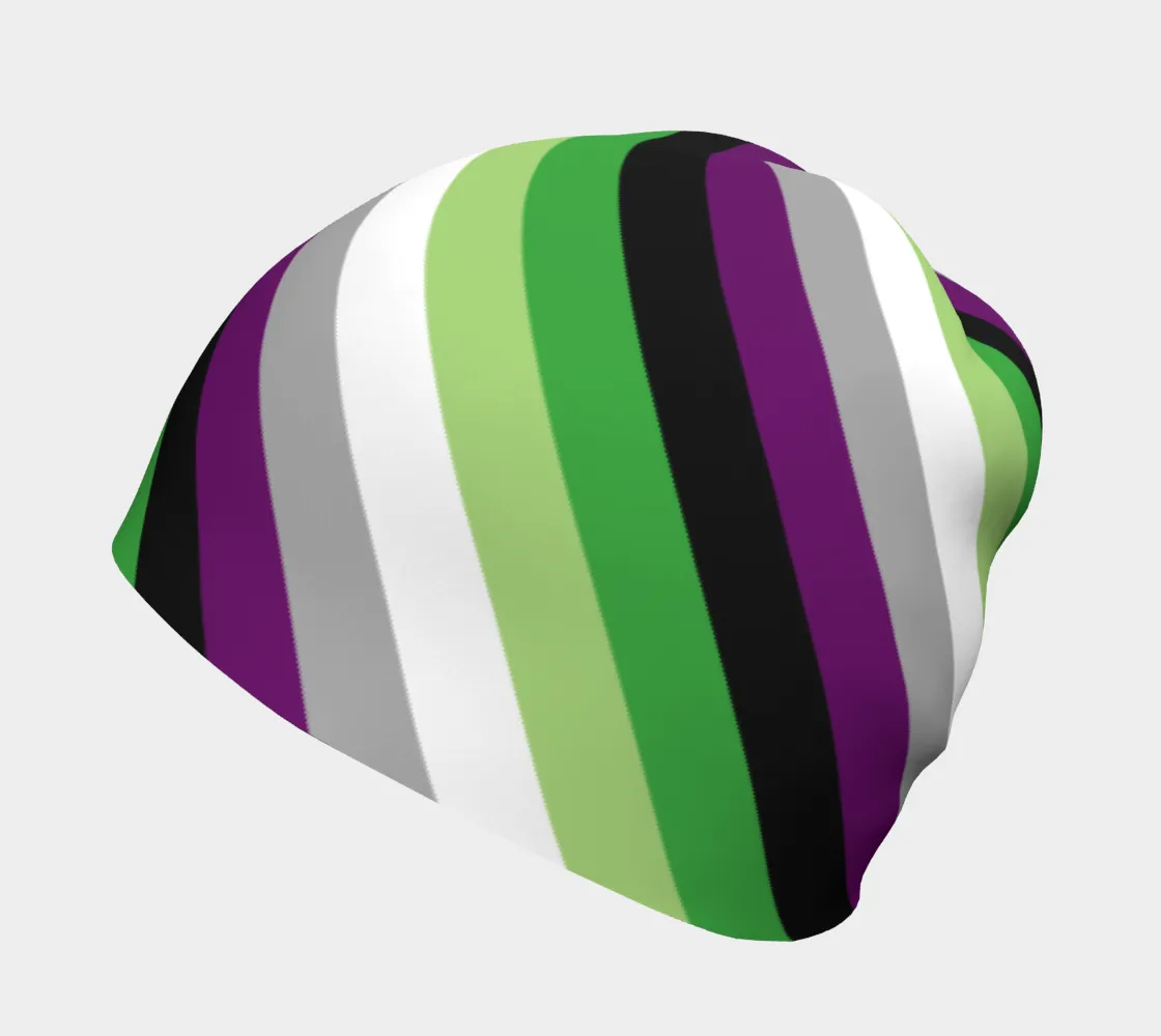 Aroace - V6 Striped  Beanie