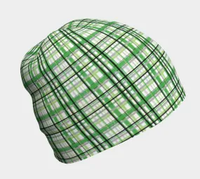 Aromantic Madras Plaid Beanie
