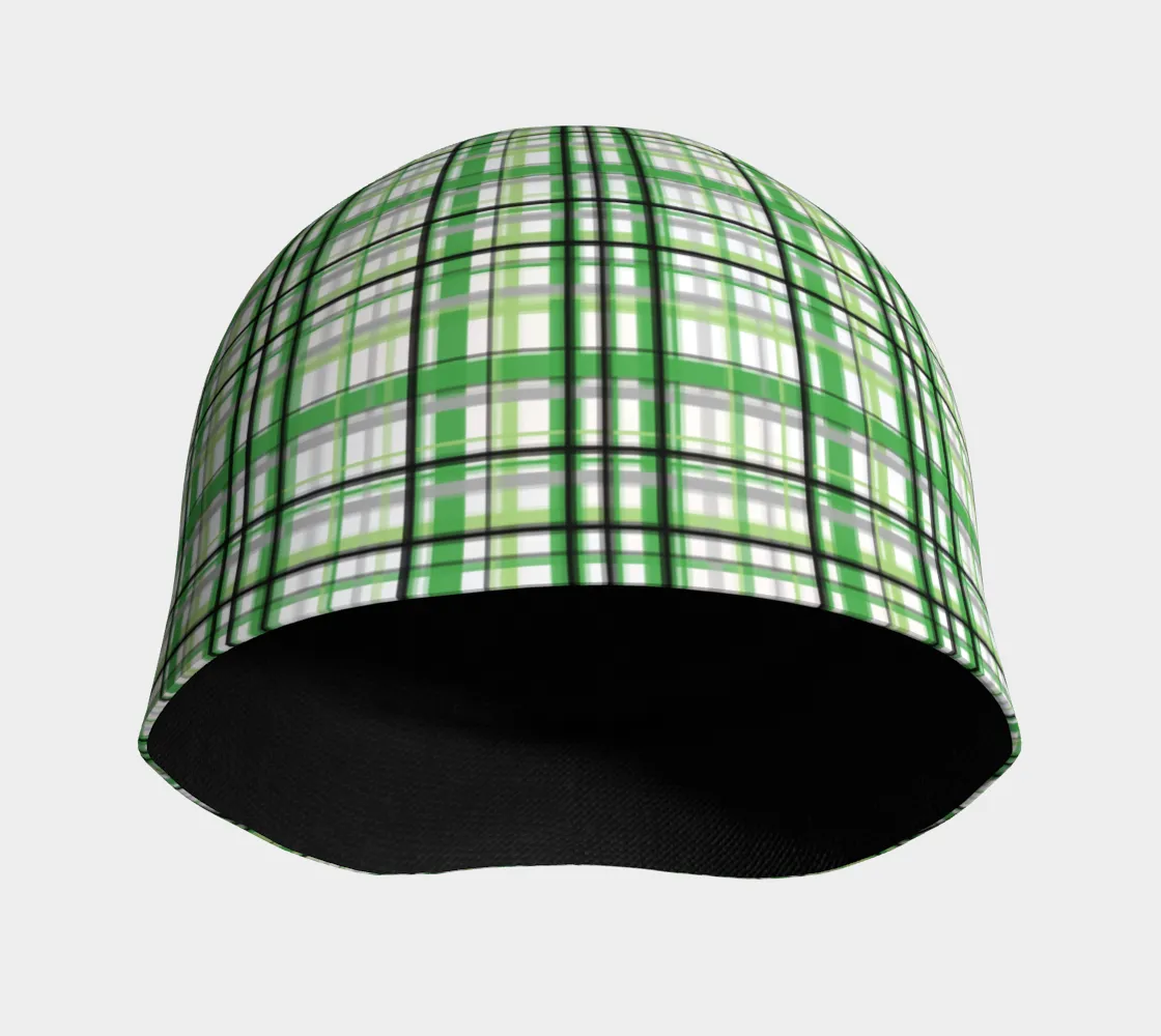 Aromantic Madras Plaid Beanie