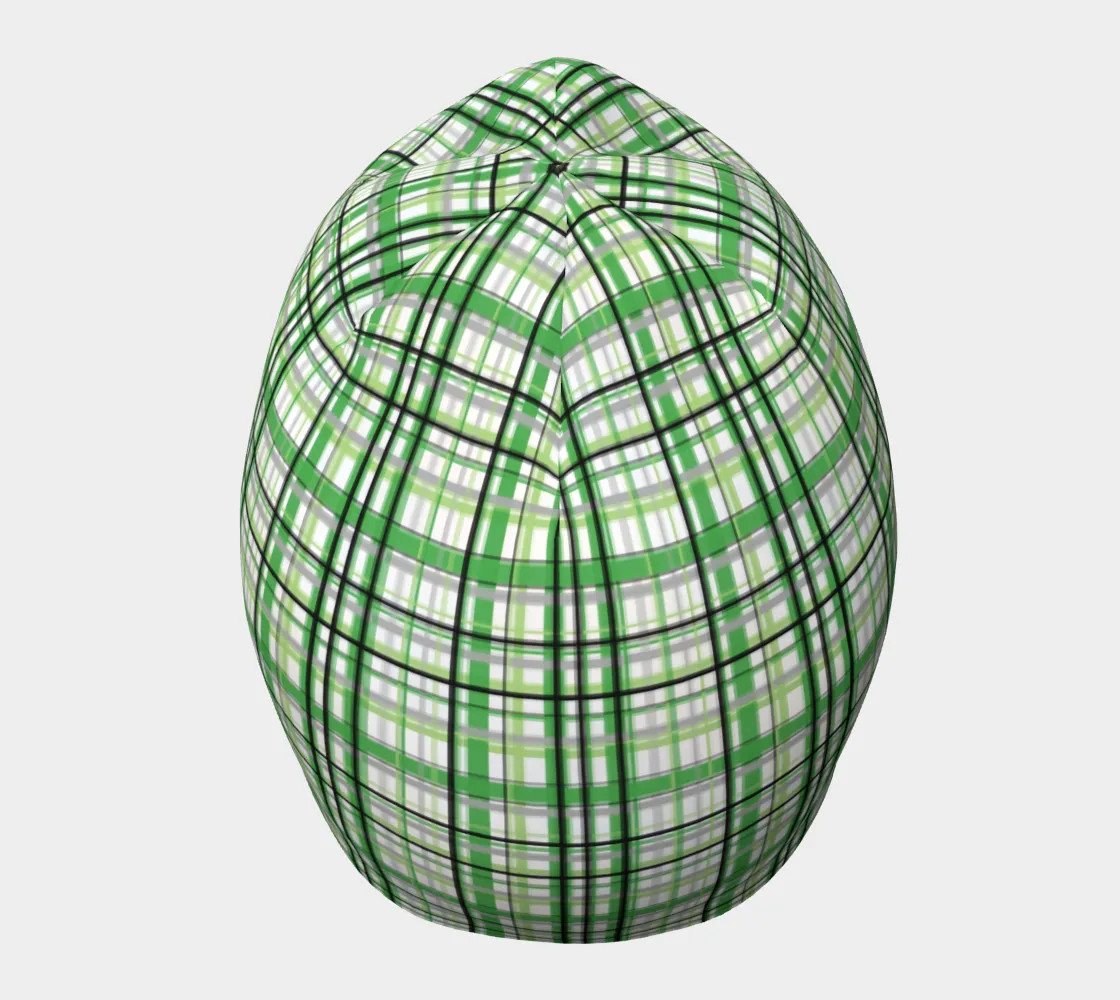 Aromantic Madras Plaid Beanie