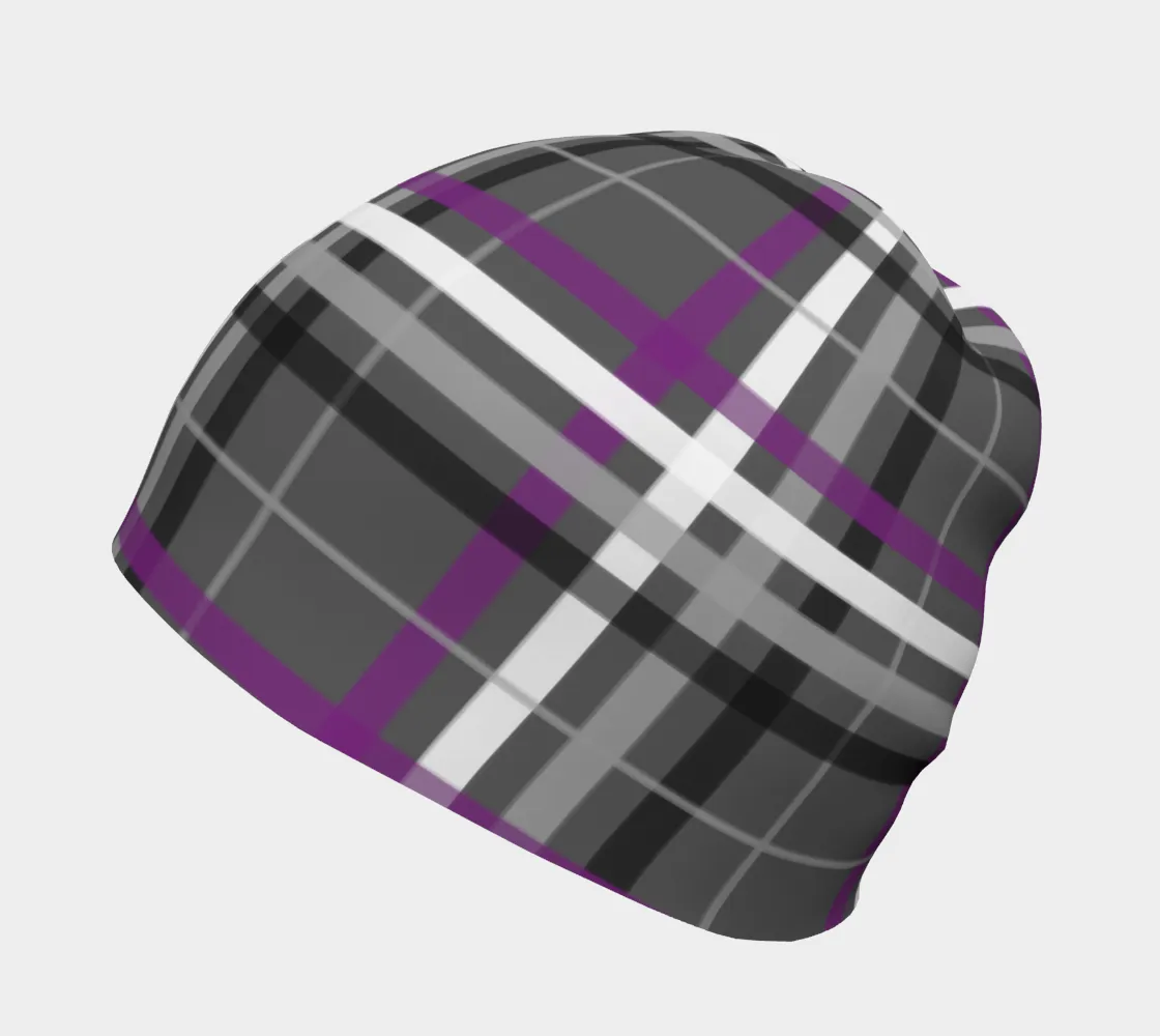 Asexual Plaid Beanie