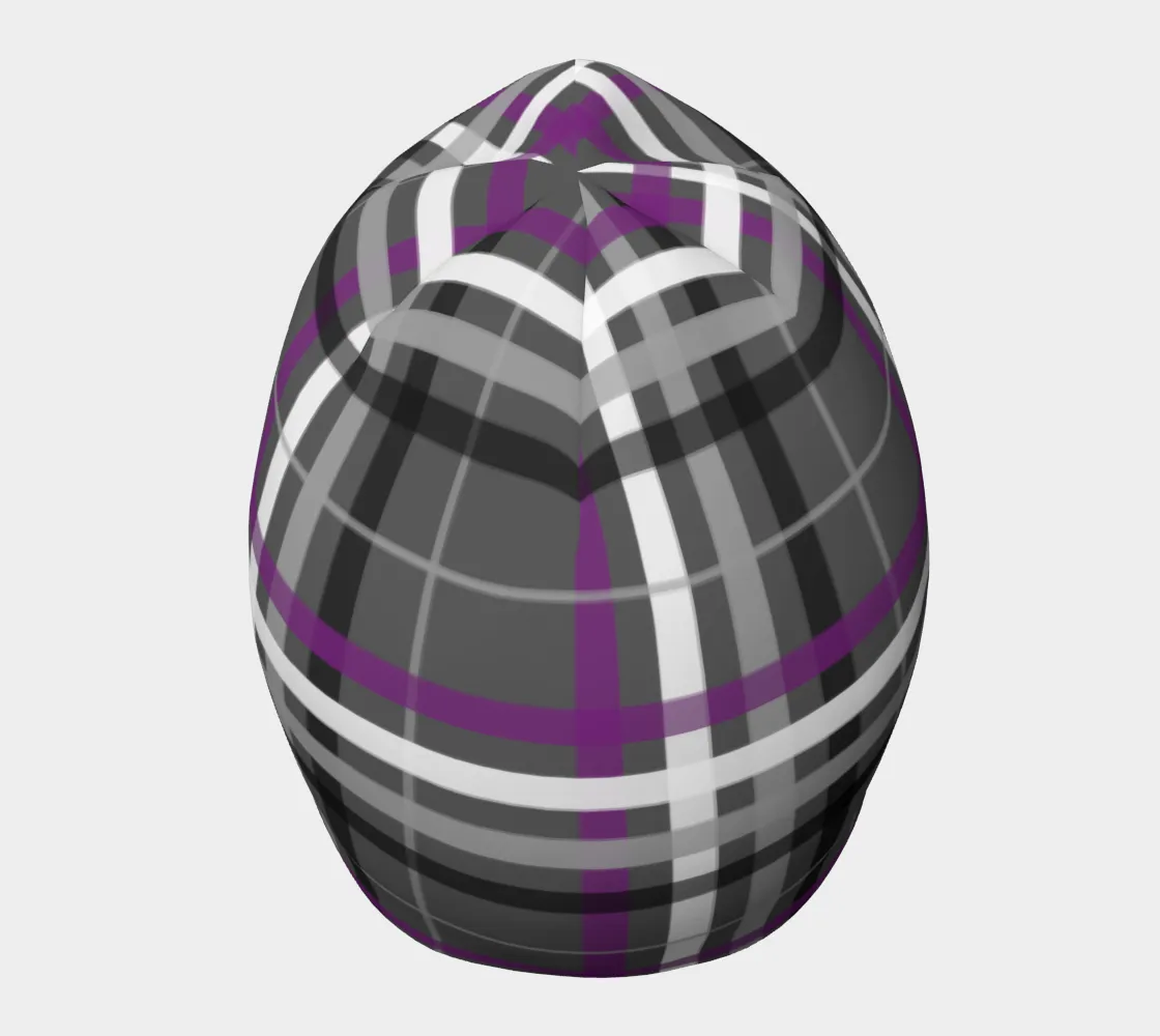 Asexual Plaid Beanie