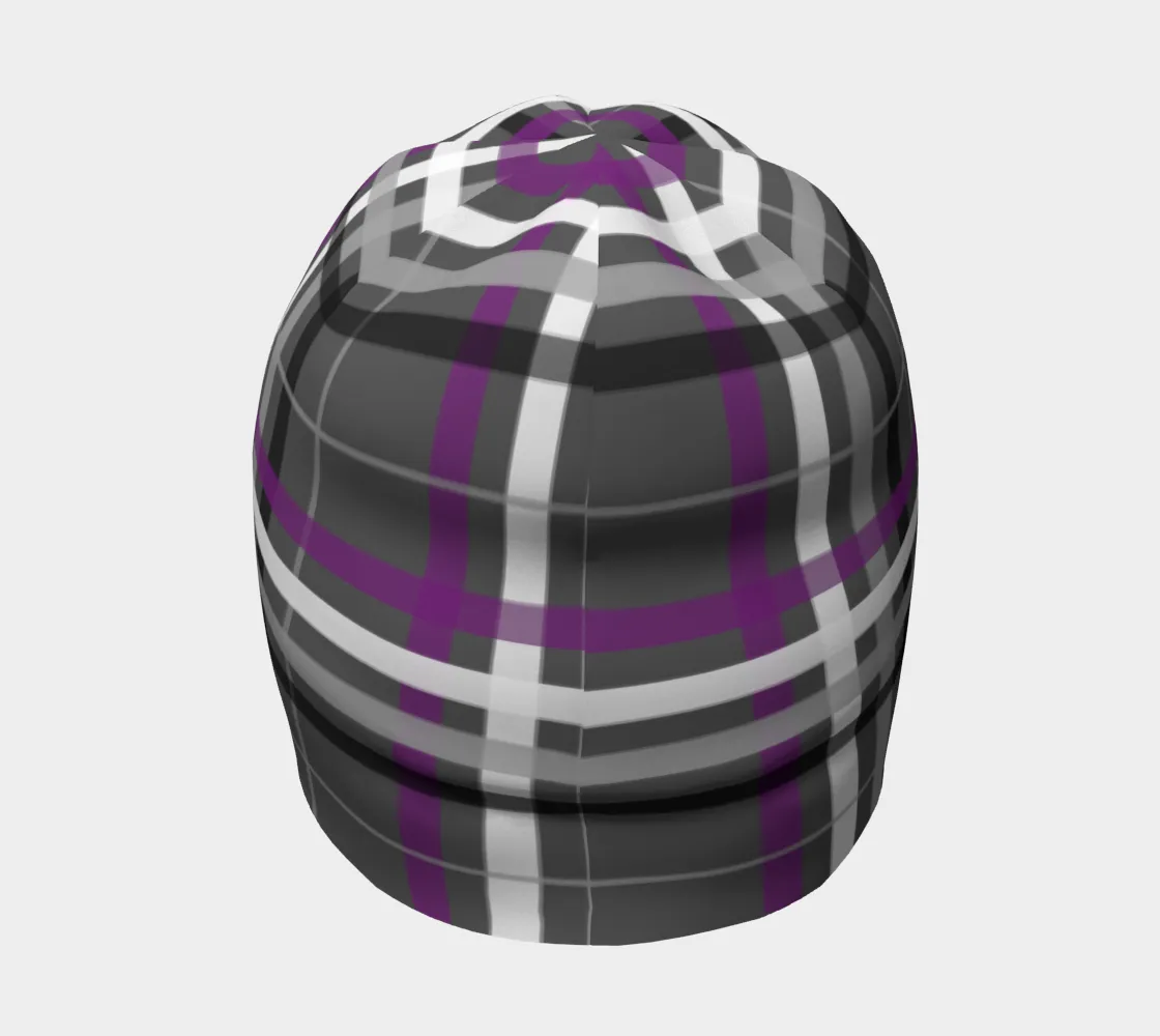 Asexual Plaid Beanie