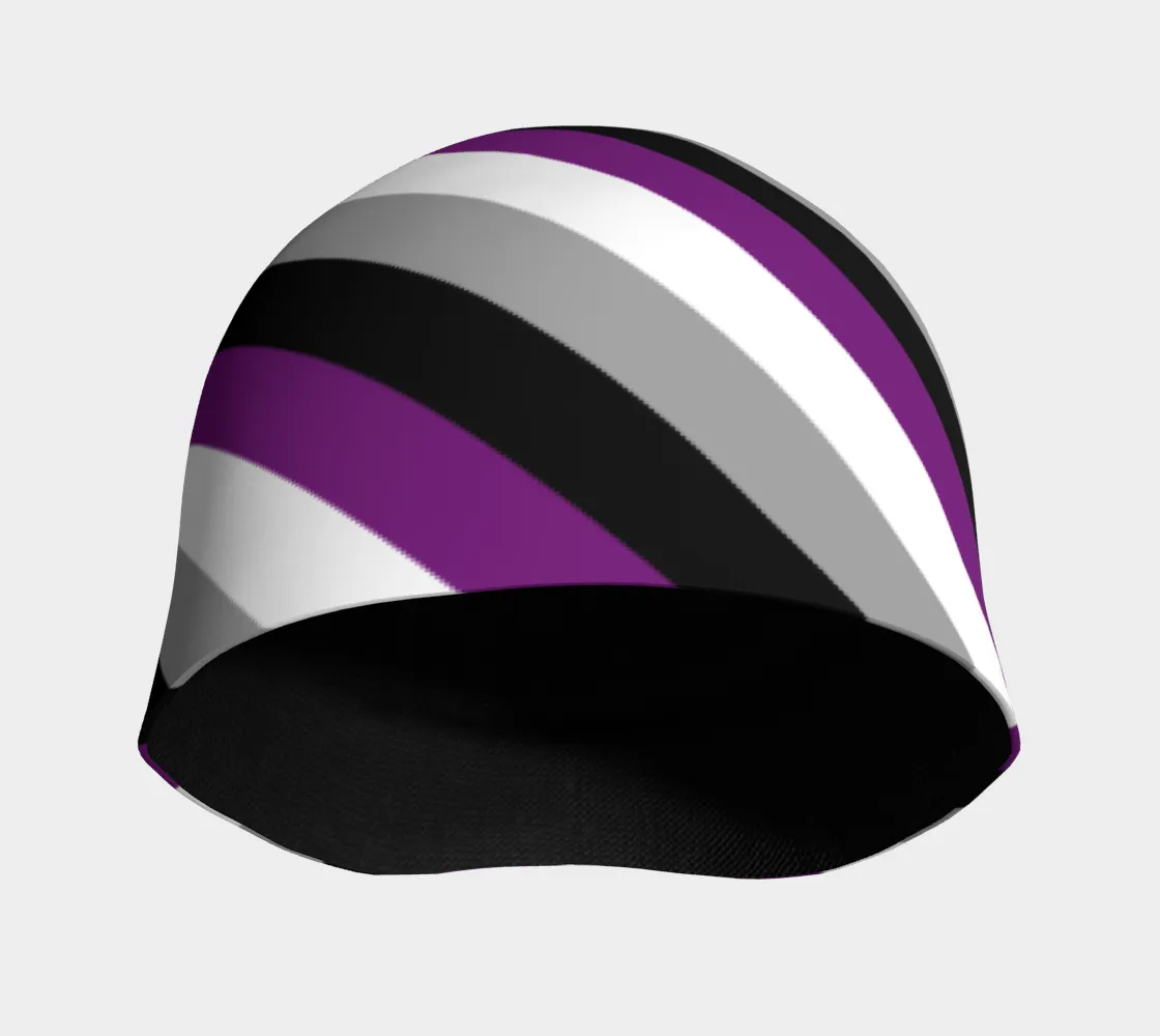 Asexual Striped Beanie