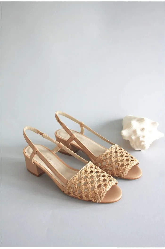 Beige Romy Sandals