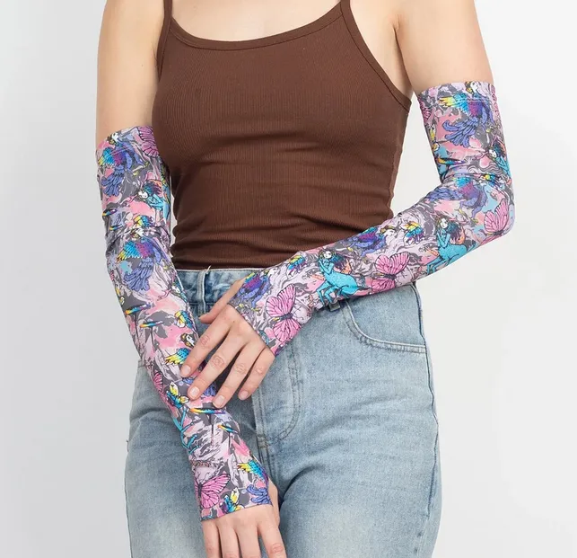 Boho Mythological Creatures Arm Sleeve Warmers