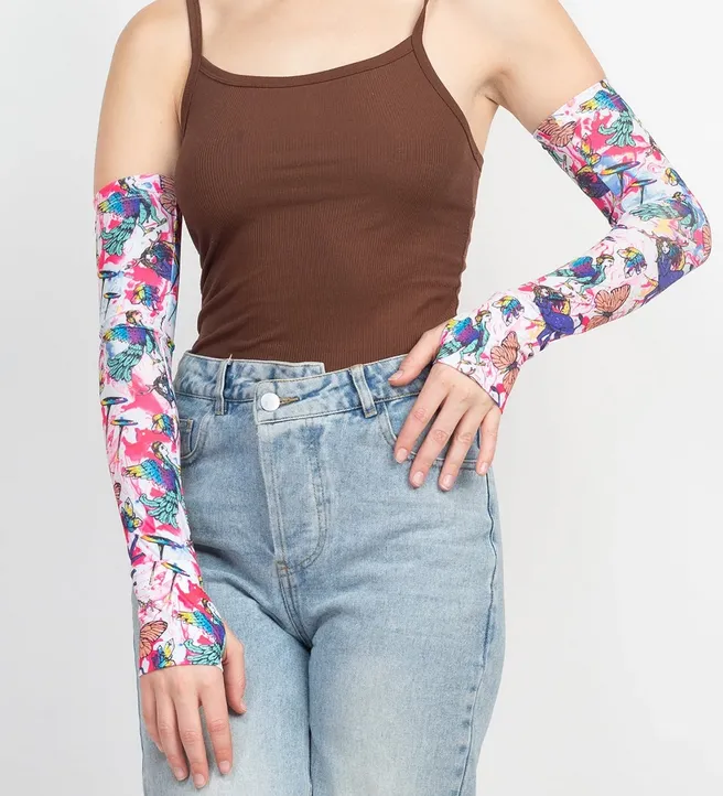 Boho Mythological Creatures Arm Sleeve Warmers