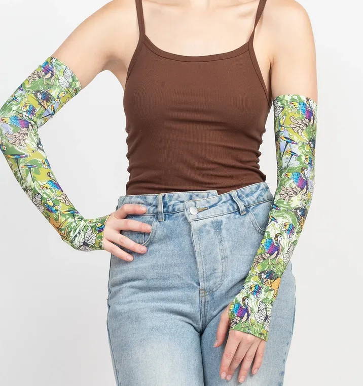 Boho Mythological Creatures Arm Sleeve Warmers