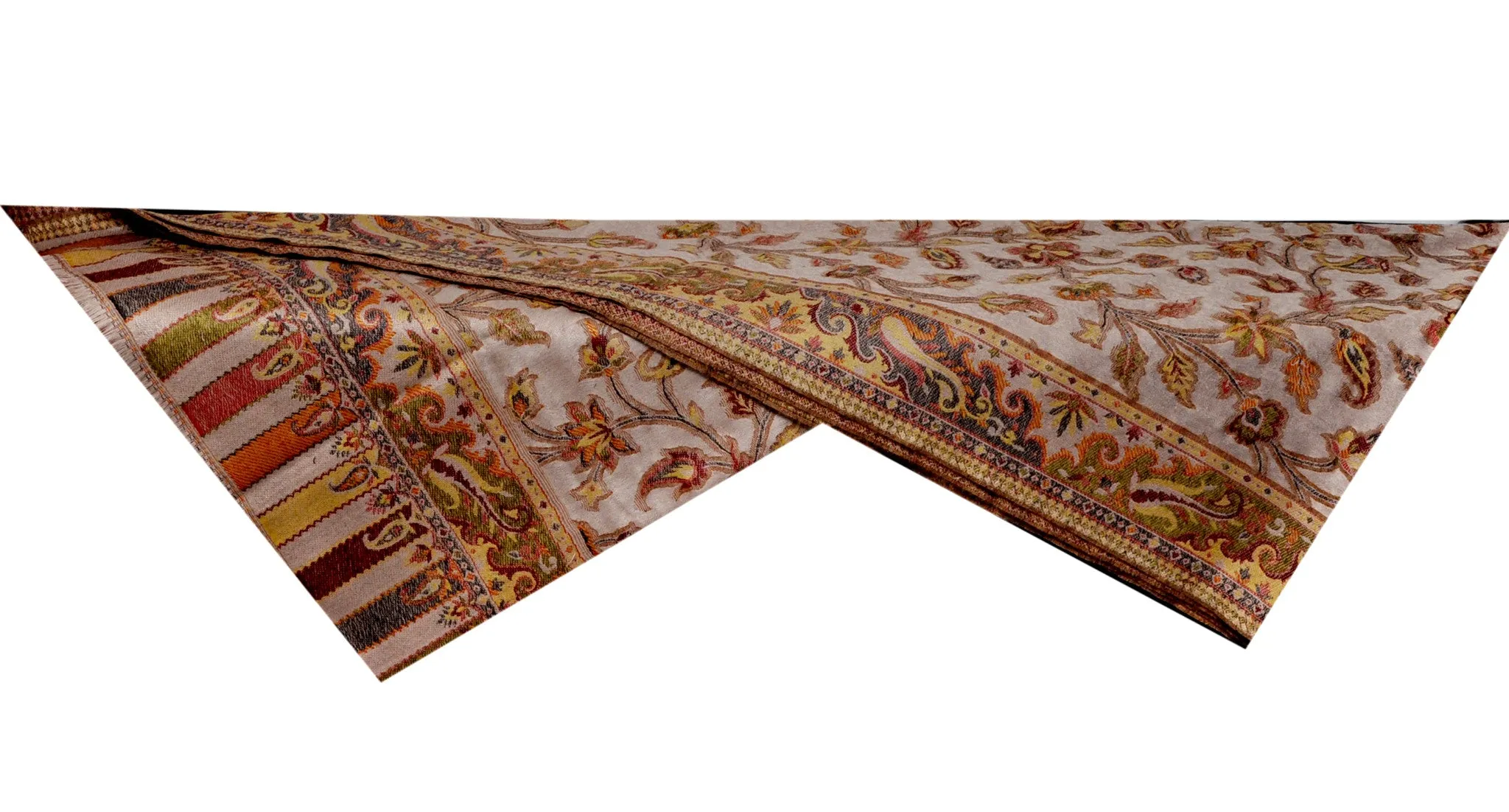 Brown Semi Pashmina Shawl