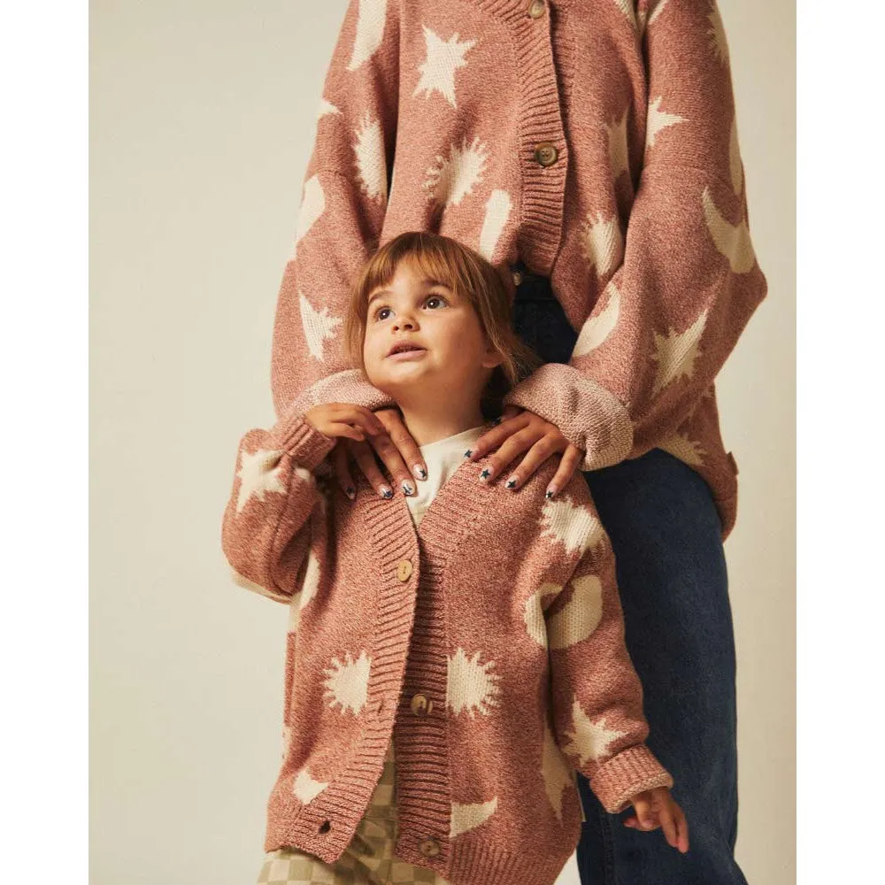Claude & Co - Moon knit cardigan - Russet
