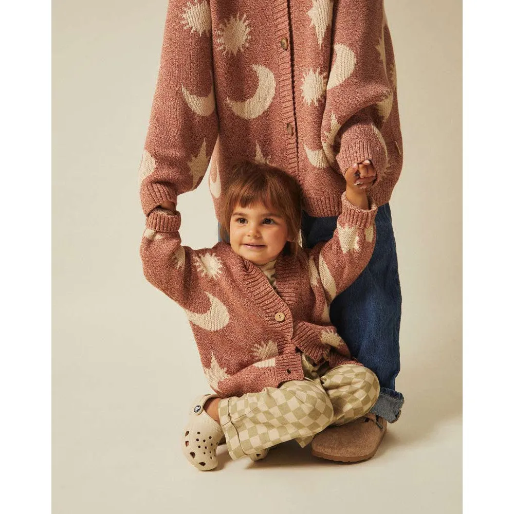 Claude & Co - Moon knit cardigan - Russet