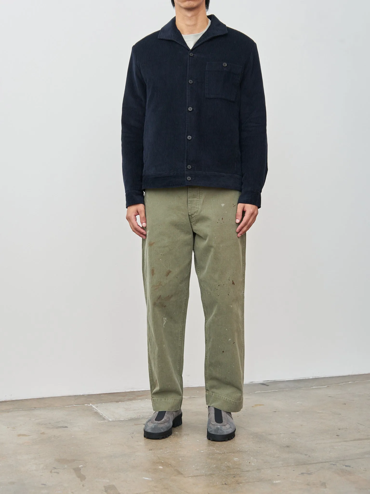 Corduroy Classic Jacket - Navy