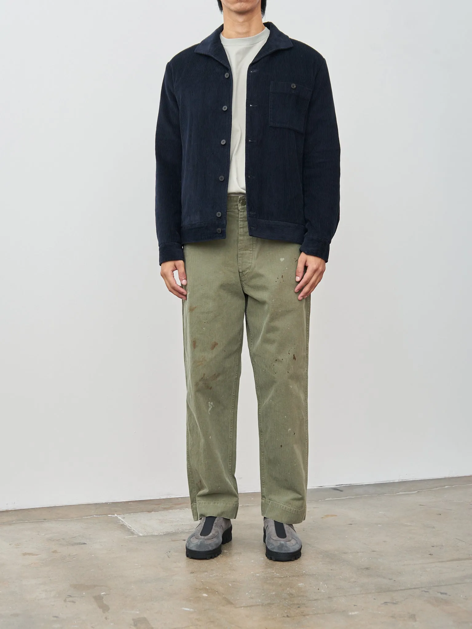 Corduroy Classic Jacket - Navy
