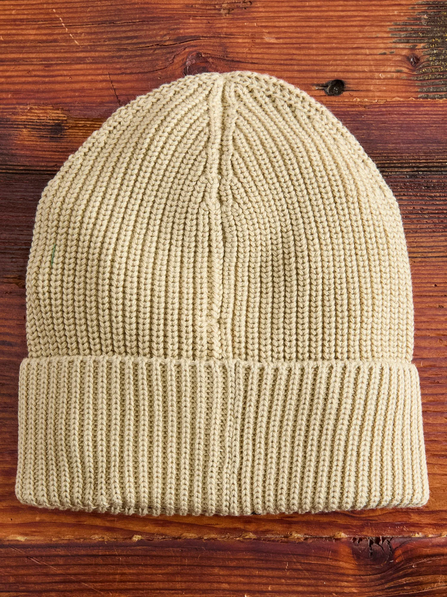 Cotton Watch Cap in Sand