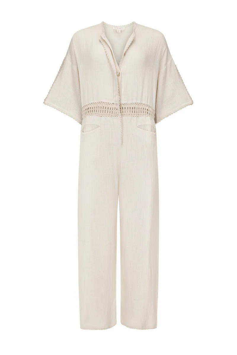 CRYSTAL VISIONS JUMPSUIT - NATURAL
