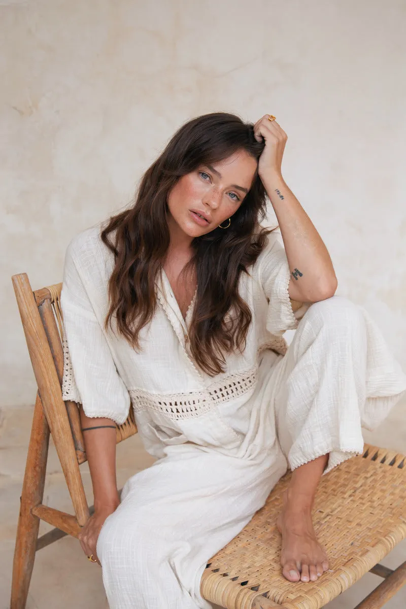 CRYSTAL VISIONS JUMPSUIT - NATURAL