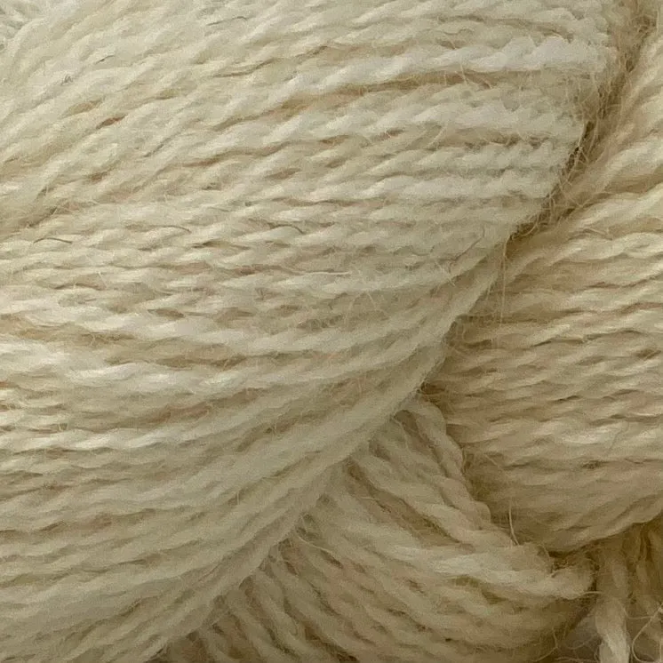 DK (8 Ply/Light Worsted)  150g (5.29 oz) Rare Breed Wensleydale and Bluefaced Leicester Natural