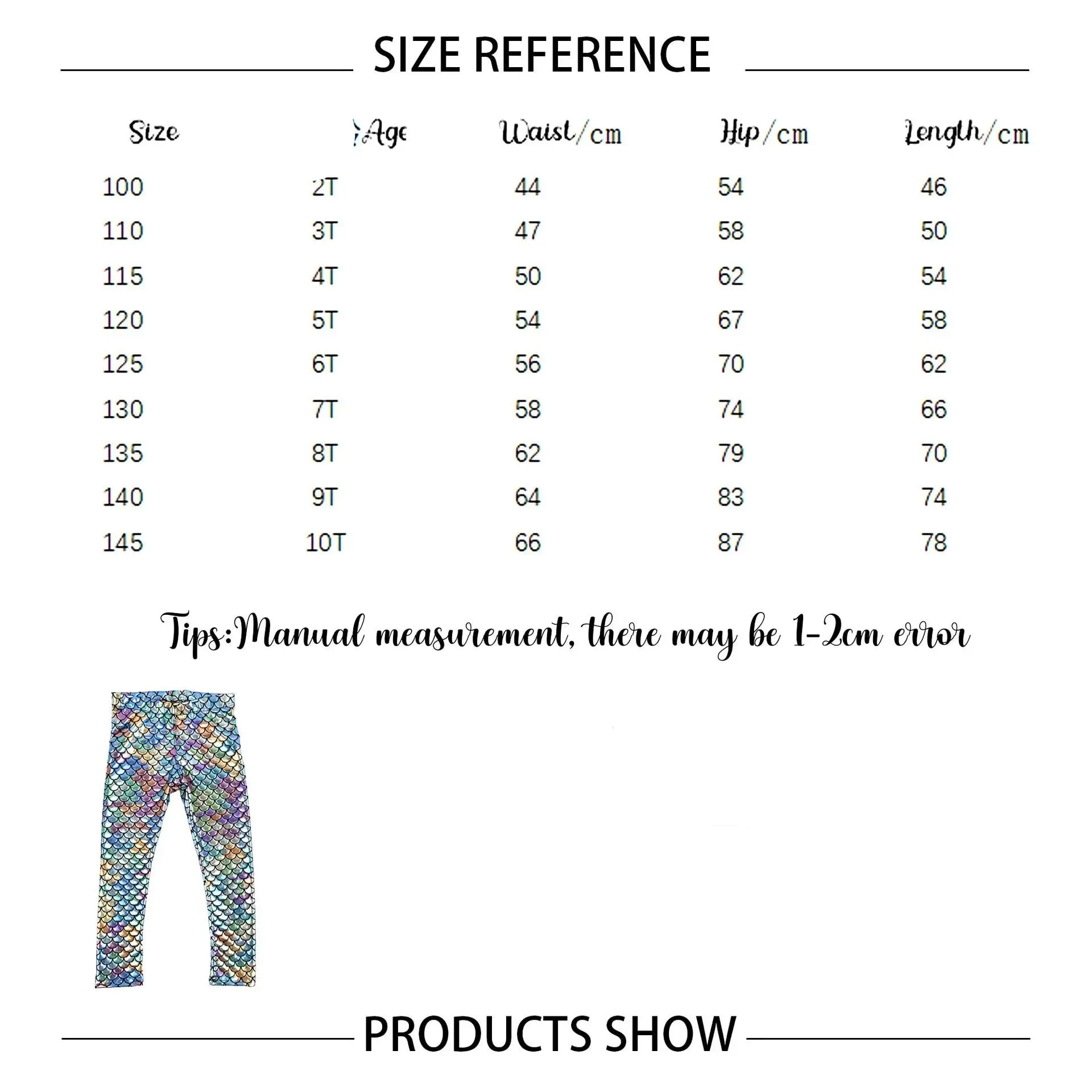 Dragon Scale Leggings Soft Elastic Kids Leggings Mermaid Pants