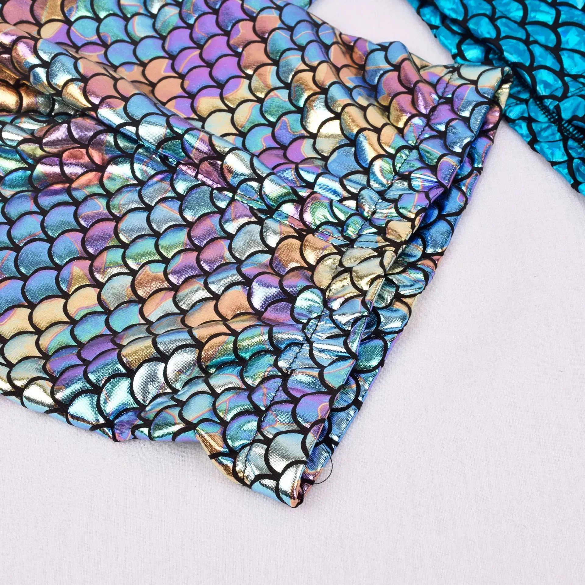 Dragon Scale Leggings Soft Elastic Kids Leggings Mermaid Pants