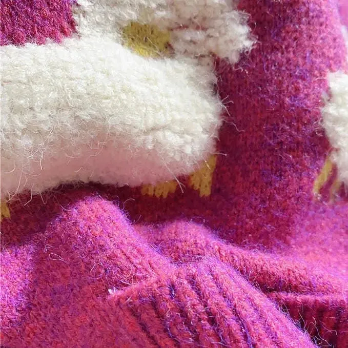 Fluffy Sheep Thick Sweater Cardigan