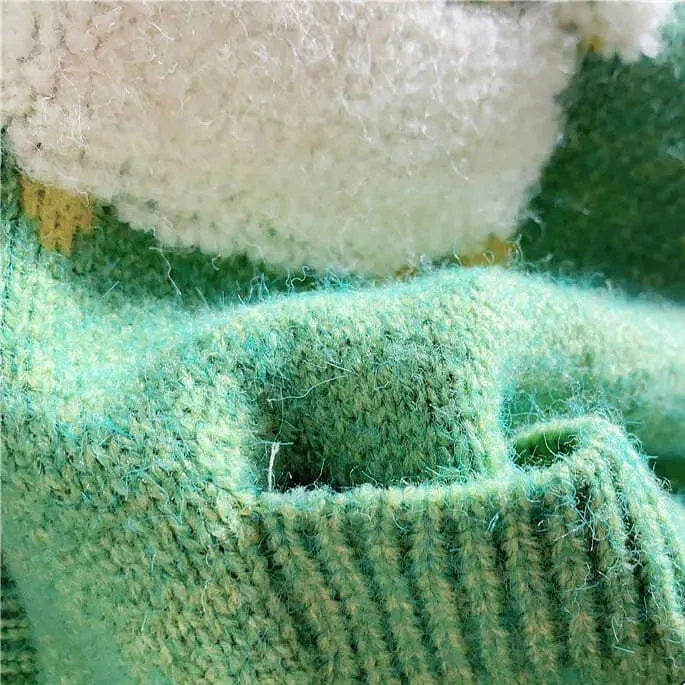 Fluffy Sheep Thick Sweater Cardigan