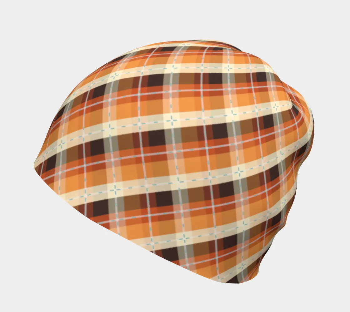 Foxgender Retro Argyle Beanie