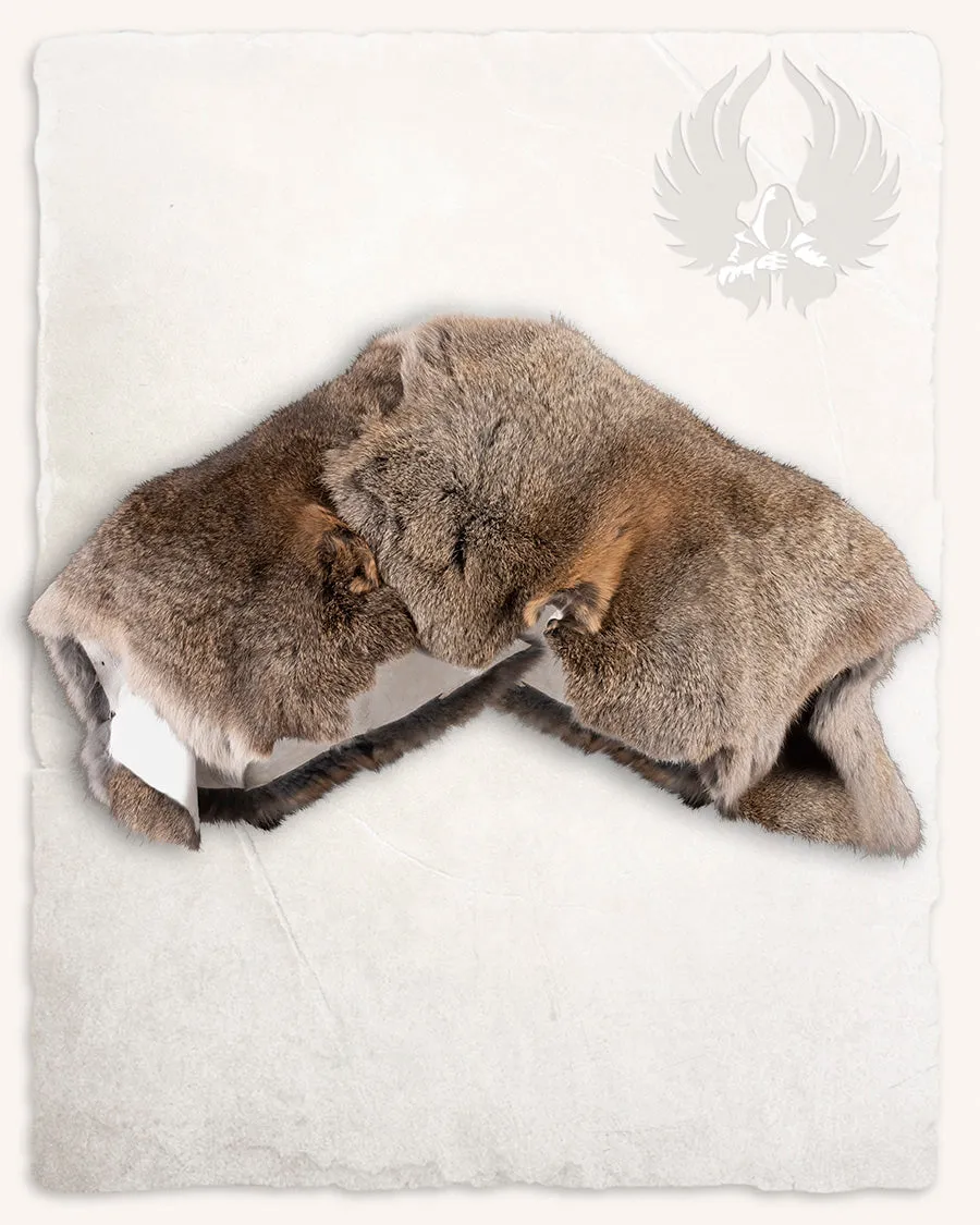 Fur collar Flemish Giant Steel Grey