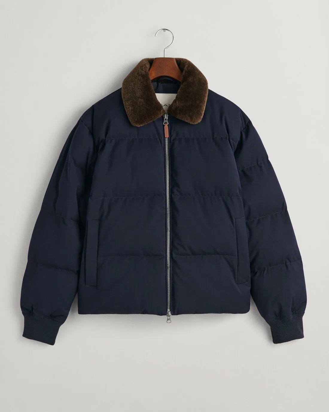 GANT - Padded Flannel Puffer Jacket, Night Blue