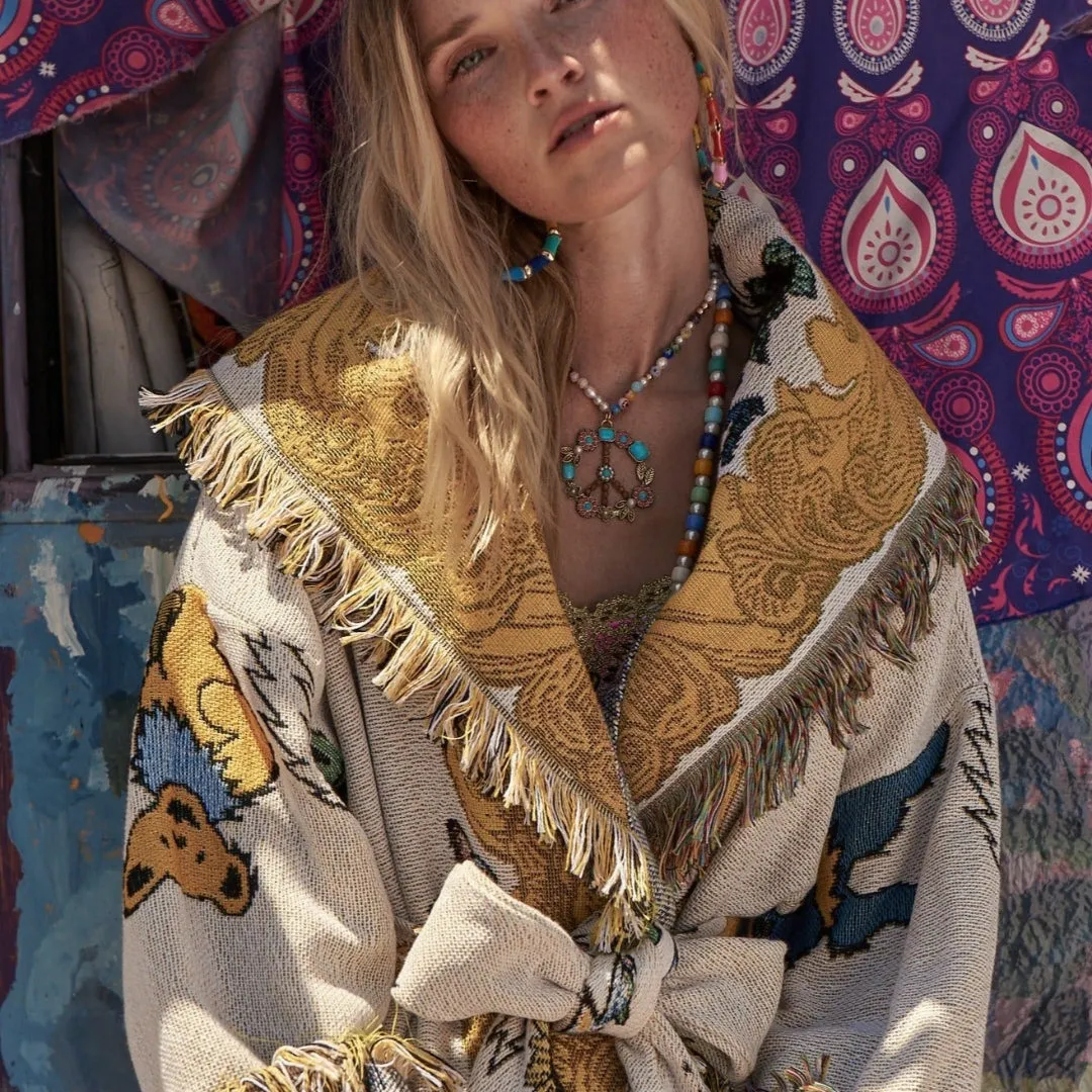 Grateful Dead Fabulous Yacht Party Blanket Coat