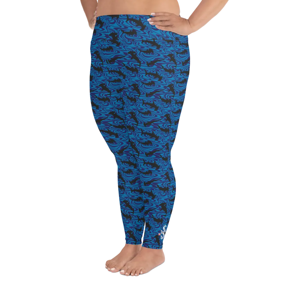 Hammerhead Shark Plus Size Leggings