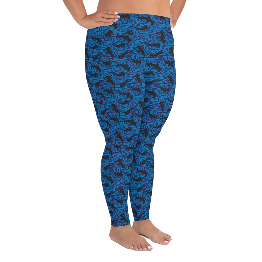 Hammerhead Shark Plus Size Leggings