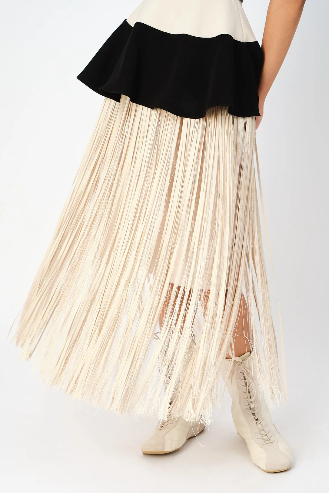 Hanami fringe skirt