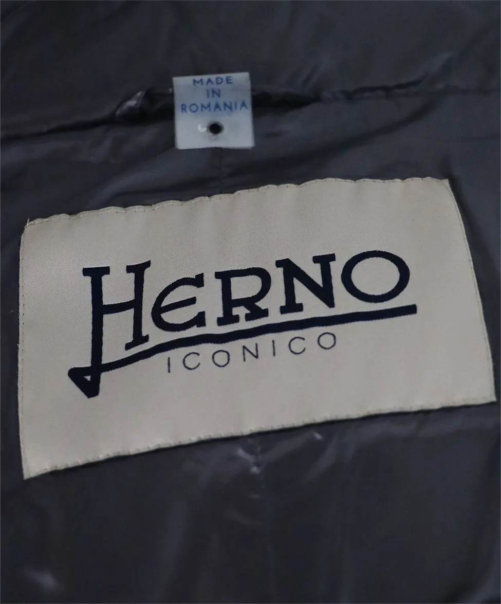 Herno Grey Down Puffer Jacket sz 8