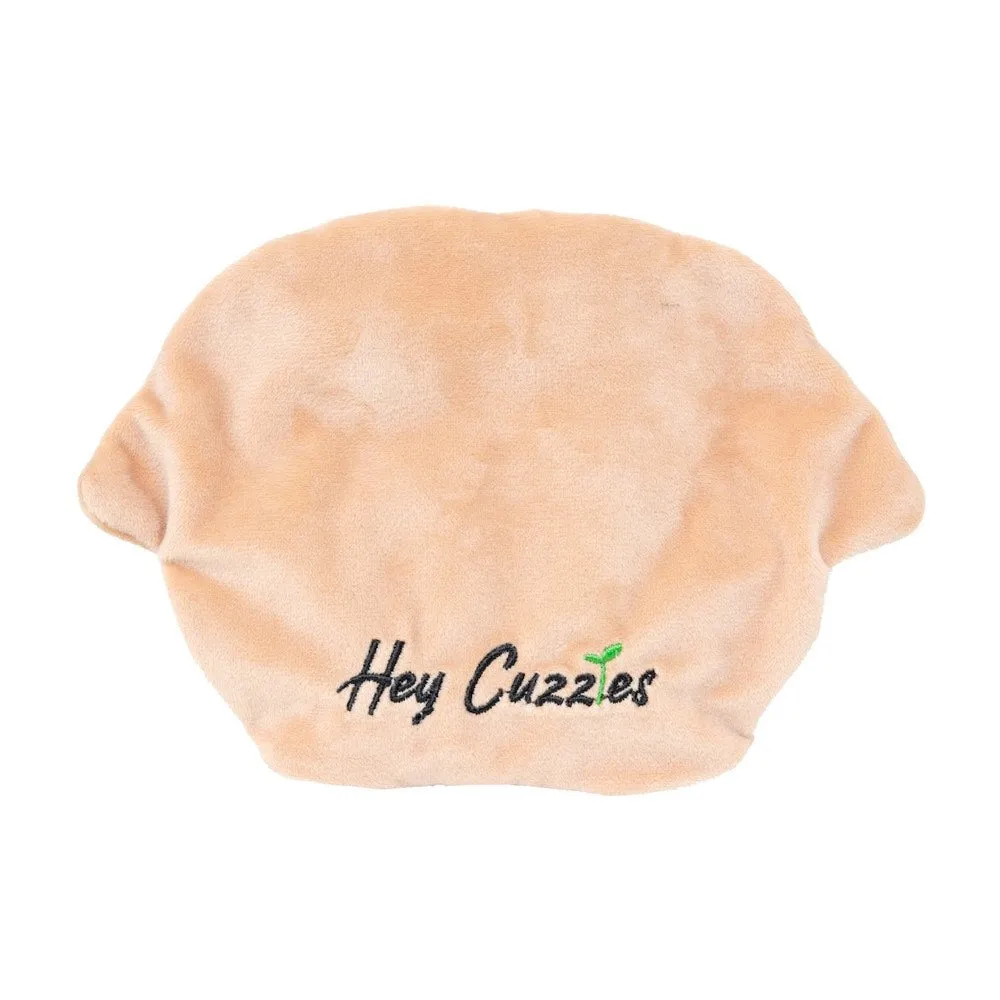 Hey Cuzzies No-Stuffing Pug Plush Dog Toy