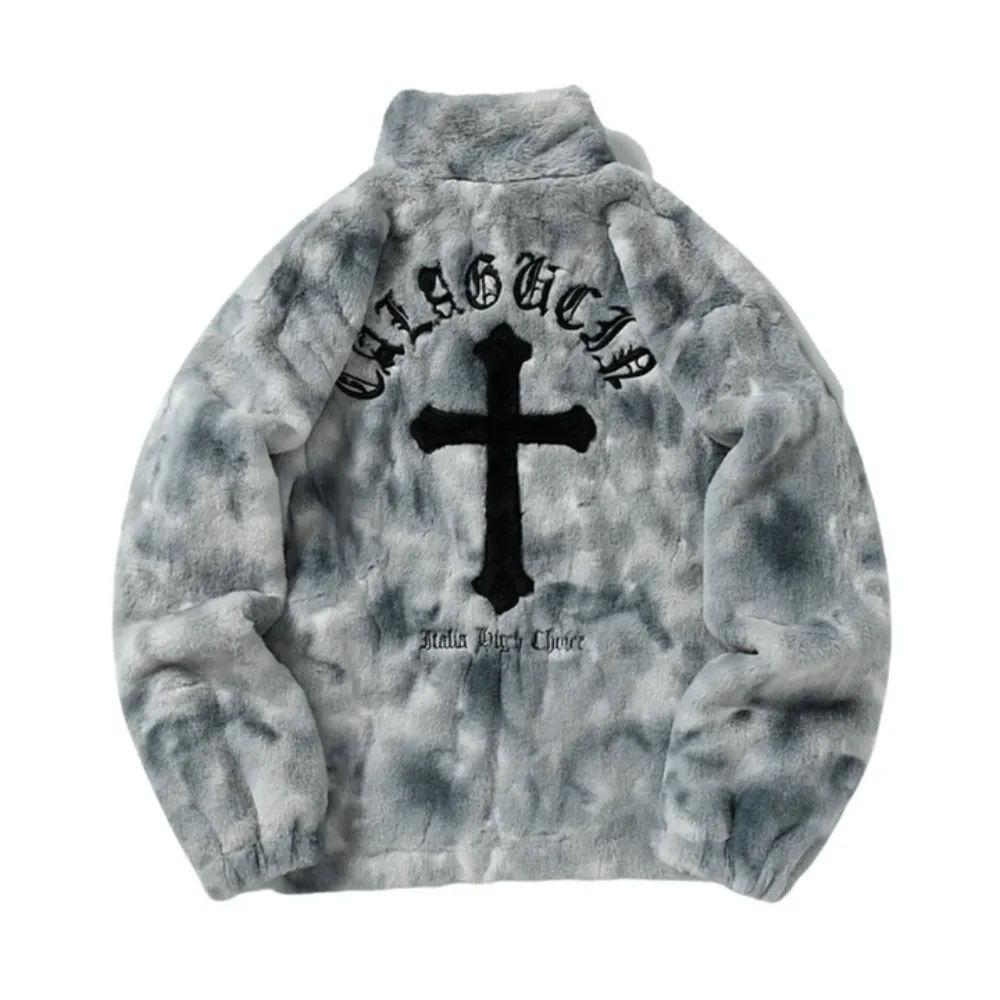 High Street Tie Dye Cross Coat