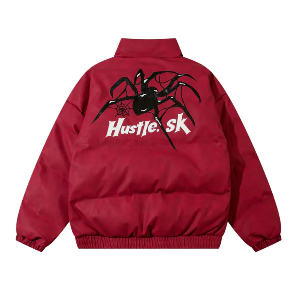 Hip Hop Spider Embroidery Coat