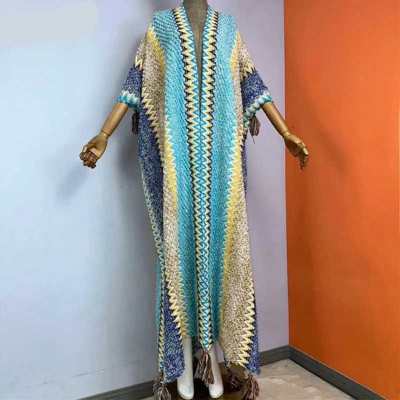 Huggelicious Tassel Knitted Long Cardigans 30 Colours
