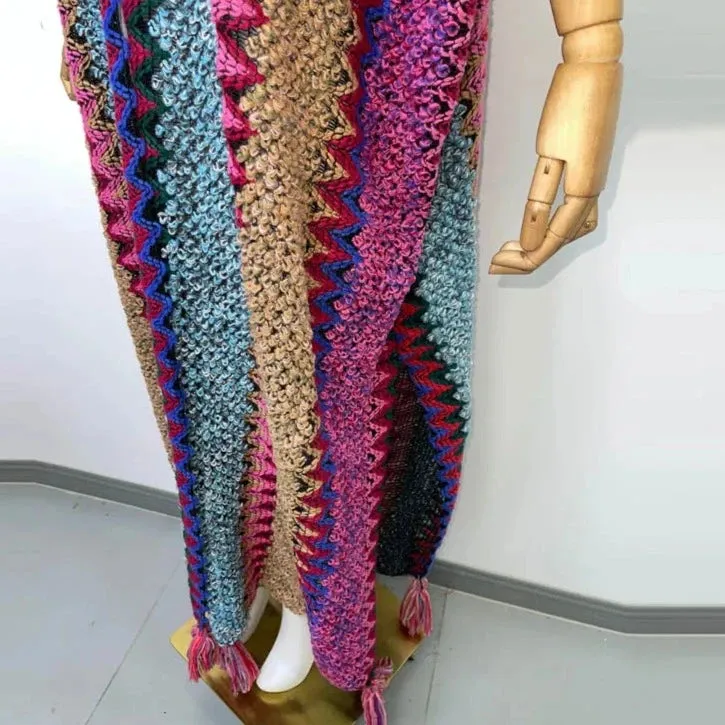 Huggelicious Tassel Knitted Long Cardigans 30 Colours