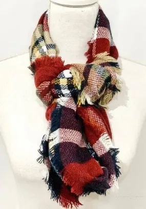 Isle Plaid Infinity Scarf