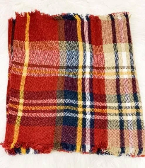 Isle Plaid Infinity Scarf