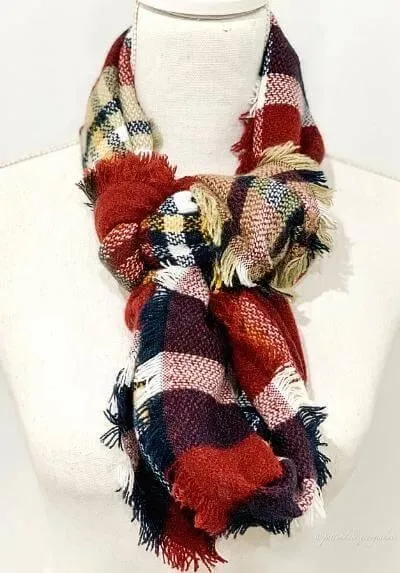 Isle Plaid Infinity Scarf