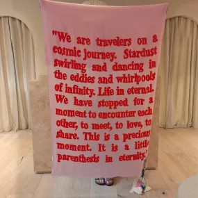 Karien Belle Scarf - Red x Pink