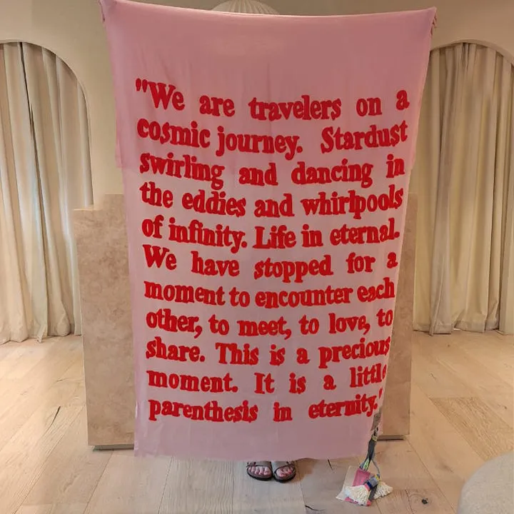 Karien Belle Scarf - Red x Pink