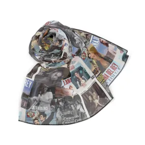 Lana Del Rey Album Cover Collage Polyester Scarf