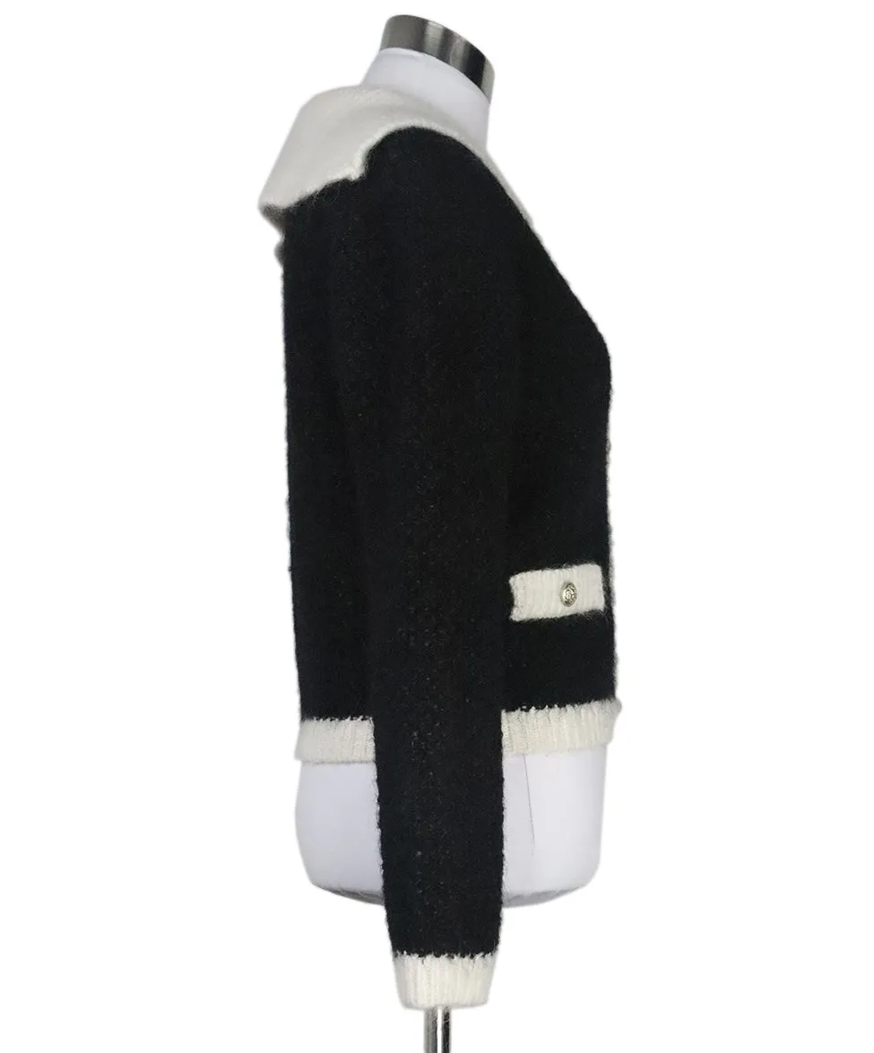 Maje B&W Cardigan Sweater sz 4
