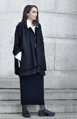 Mi-Nu Skirt in Black Mi-Nu