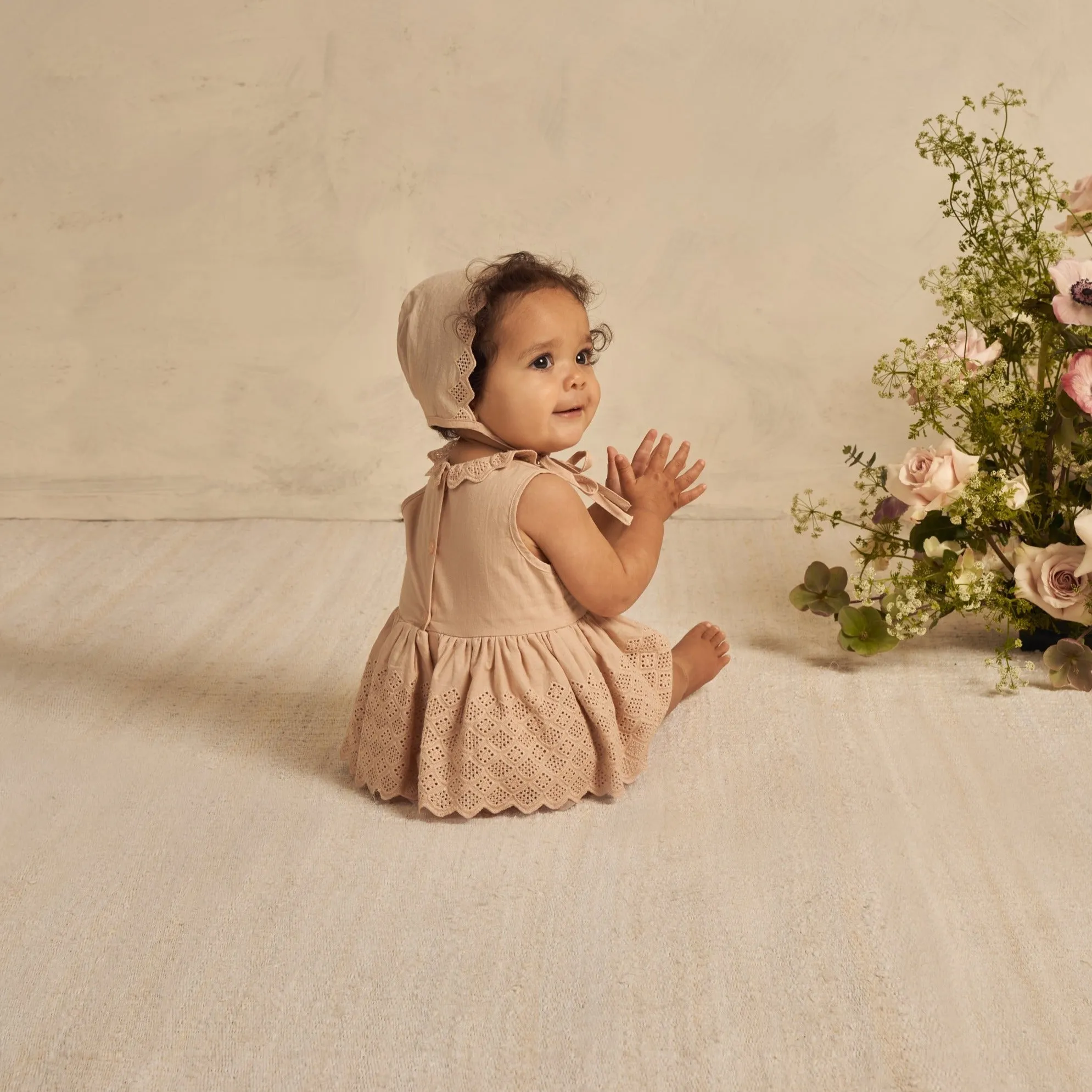 Noralee Georgia Romper - Antique
