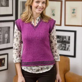 Red Heart Knit Classic Vest