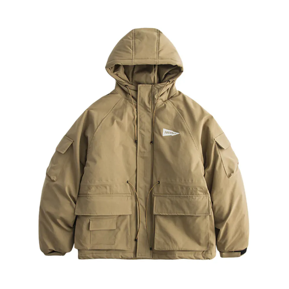 retro Japanese Thickened Workwear Style Coat