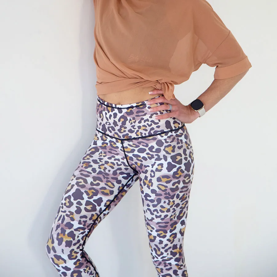 Reversible Leggings |  TATA & Leopard Print